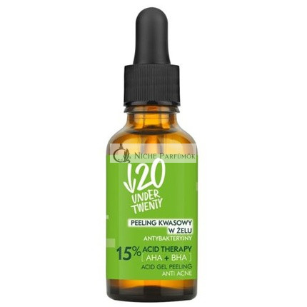 UNDER TWENTY Antibakteriálny kyselinový peelingový gél, 30 Ml