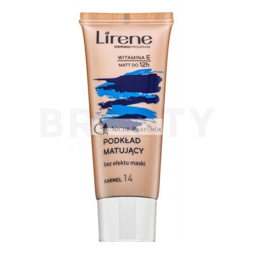 Lirene Nature Matte fluid 14 Caramel fluidný make-up so zmatňujúcim účinkom 30 ml