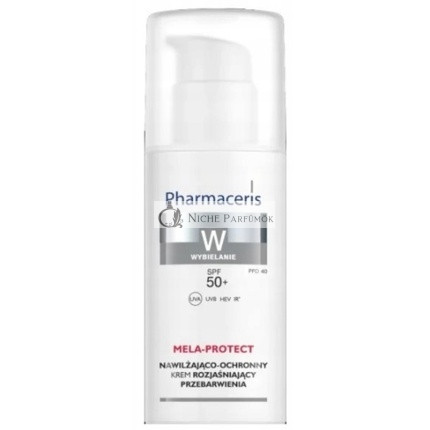 Pharmaceris W Mela-Protect Hydratačný a Ochranný Krém na Denné Použitie, SPF 50, 50 ml