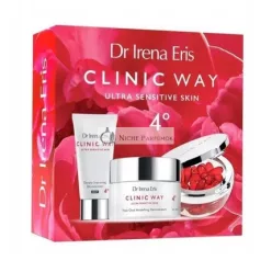   Dr Irena Eris Clinic Way Set - Denný krém 50ml, Nočný krém 30ml, 30 Dermokapsúl