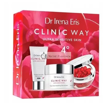 Dr Irena Eris Clinic Way Set - Denný krém 50ml, Nočný krém 30ml, 30 Dermokapsúl
