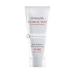   CLINIC WAY Antipollution Multi Protection Anti Aging Krém proti vráskam SPF50, 40ml