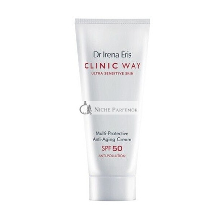CLINIC WAY Antipollution Multi Protection Anti Aging Krém proti vráskam SPF50, 40ml