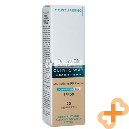 Clinic Way Hydratačný BB Krém č.20 SPF50+, 30 ml