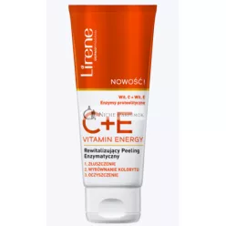   Lirene C+E Vitamínová Energizujúca Revitalizujúca Enzymatická Peeling, 75ml