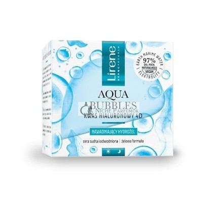 Lirene Aqua Bubbles Hyaluronic Acid 4D Hydratačný Hydrogel 50ml