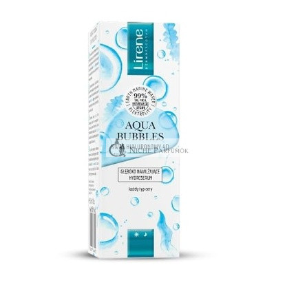 Lirene Aqua Bubbles Hyalurónová Kyselina 4D Hlboké Hydratačné Hydroserum, 30ml