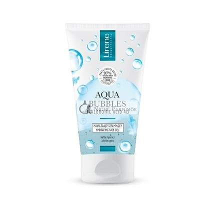 Lirene Aqua Bubbles Hyalurónová kyselina 4D hydratačný čistiaci gél 150ml