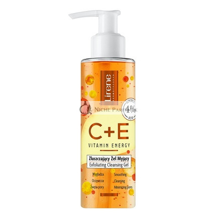 Lirenece Vitamínová Energetická Exfoliačná Gél Na Tvár 145ml