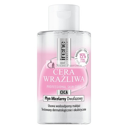 Lirene Citlivá dvojfázová micelárna voda na tvár, 125 ml