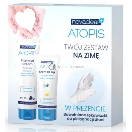 Atopis Prémiová súprava starostlivosti o pleť - 50ml krém na tvár a 100ml krém na ruky a telo