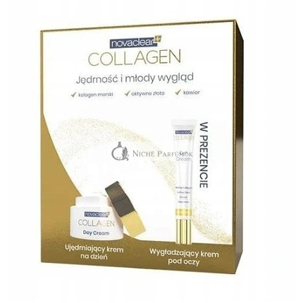 Novaclear Kolagénová sada - Denný krém 50 ml a Očný krém 15 ml na dlhodobé použitie
