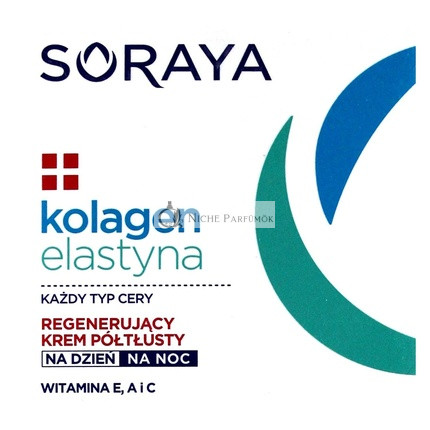 Soraya Kolagén a Elastín Ochranný Polorichý Krém, 50ml