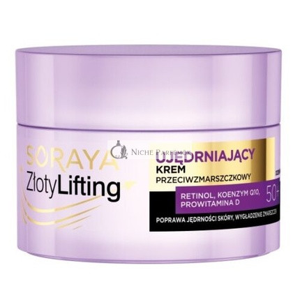 Zlatý liftingový spevňujúci krém proti vráskam 50+, 50ml
