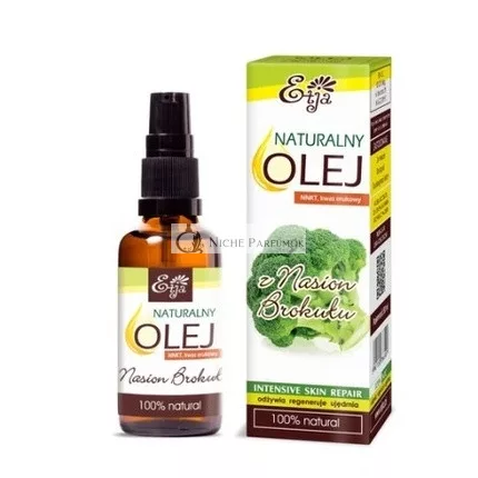 Etja Premium 100% Čistý Studený Lisovaný Brokolicový Olej na Pleť, Vlasy a Nechty - 50ml