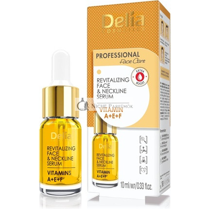 Delia Cosmetics A+E+F Vitamínové Sérum Intenzívna Anti-wrinkle a Revitalizačná Liečba pre Všetky Typy Pleti 10ml
