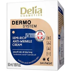   Delia Cosmetics Polotučný Dermo Curl Krém Systém Cera Dorog a Citlivá 50ml