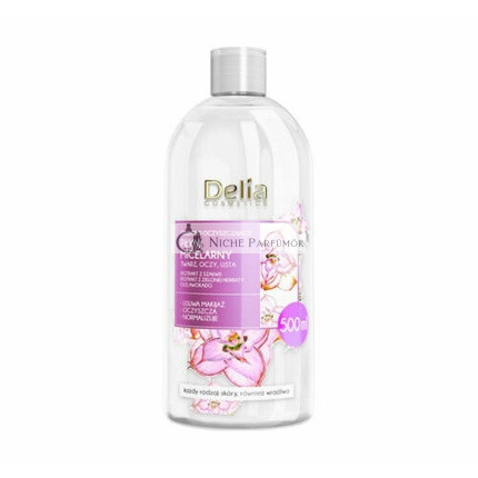 Delia Micelárna čistiaca voda na tvár, oči a pery, 500ml