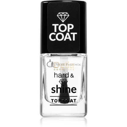 Delia Cosmetics Hard & Shine vrchný lak - Dlhodobý efekt, 11 ml
