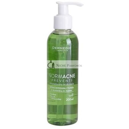DERMEDIC NORMACNE PREVENTI Antibakteriálny Čistiaci Gél na Tvár, 200g
