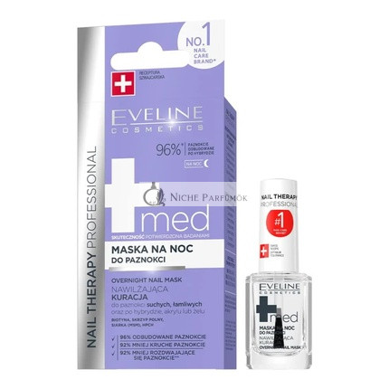 Eveline Cosmetics MED+ Nočný maska na nechty 12ml