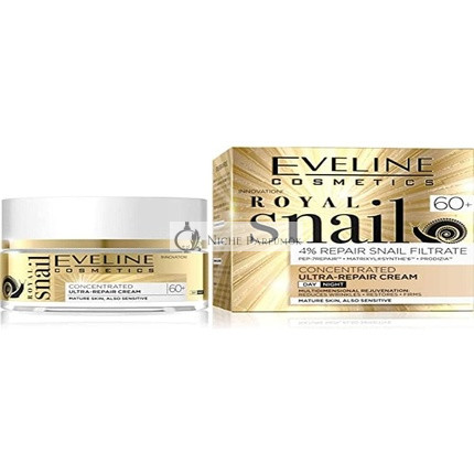 Eveline Cosmetics Kráľovský slimák UltraRepair krém na deň a noc 60+, 50ml