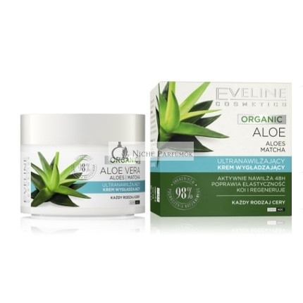 Eveline Cosmetics Ultimate Organic Aloe Vera Hydratačný Krém 50ml,