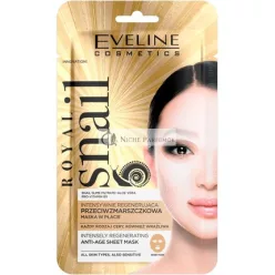   Eveline Cosmetics Royal Snail Intenzív Regeneračná Anti-Age Tkaninová Maska
