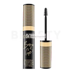   Eveline Eyebrow Mascara gél na obočie 02 Dark Brown 6 ml