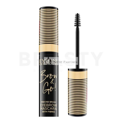 Eveline Eyebrow Mascara gél na obočie 02 Dark Brown 6 ml