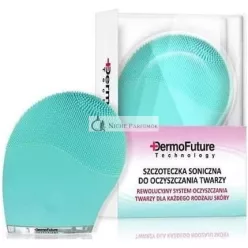  Dermofuture Silikónová Elektrická Sonic Čistiaca Kefa Hlboké Póry Spevňujúca Zelená