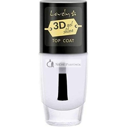 Lovely Makeup 3D Gélový Lesklý Vrchný Lak