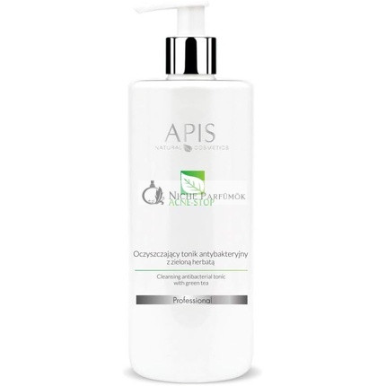 Apis Professional Acne Stop Čistiaci Antibakteriálny Tonikum so Zeleným Čajom, 500ml