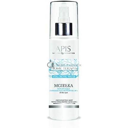 APIS Home Terapis Oxygén Hydratačný Sprej 2 v 1 s Kyselinou Hyalurónovou, Aloe Extraktom a Minerálmi, 150ml