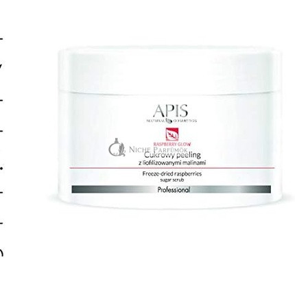 Apis Malinový Glow Cukrový Exfoliátor na Tvár, 220g