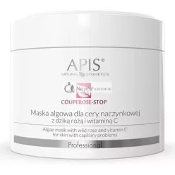   Apis Professional Couperose Stop Divoká Ruža a Vitamín C Algová Maska na Cievnatú Pokožku, 100g