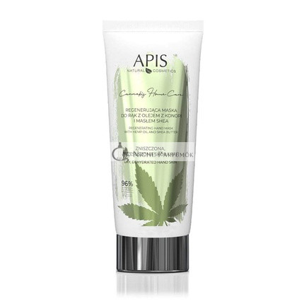 APIS CANNABIS HOME CARE Regeneračná Maska na Ruky s Kannabisovým Olejom a Hydromanil Komplexom, 200ml