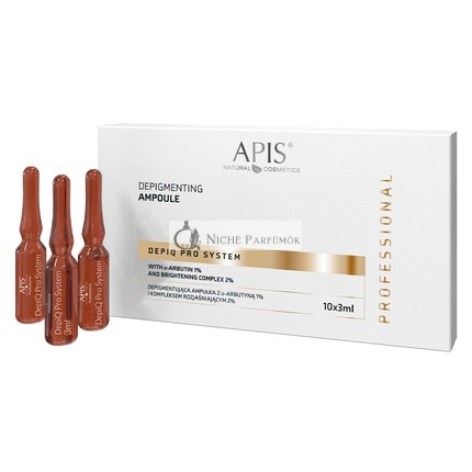 Apis Depiq Pro Systém Depigmentačná Ampulka S A-Arbutinom 1 A Rozjasňujúcim Komplexom 2 - 10x3ml