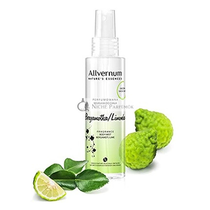 ALLVERNUM NATURE'S ESSENCES Parfumovaný Telový Sprej Bergamot/Lime, 125ml