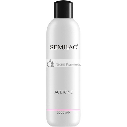 Semilac 100% Čistý Acetón Odstraňovač Laku na Nechty 1000ml