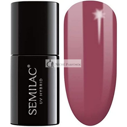 Semilac UV Lak na Nechty Berry Nude 005 Burgundská Červená Farba, 7ml