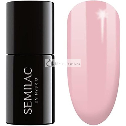 Semilac 047 UV Hybrid Lak na Nechty Růžová Broskyňa Mlieko, 7ml