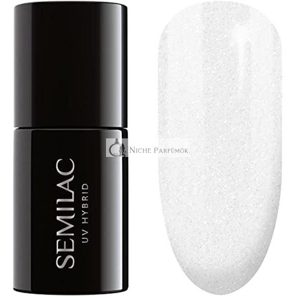 Semilac 091 UV Hybrid Lak na nechty Glitter Milk, 7ml