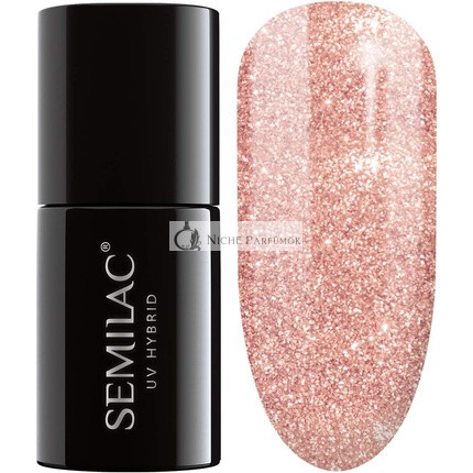 Semilac UV Lak na nechty Béžová Farba 094 Ružové Zlato, 7ml