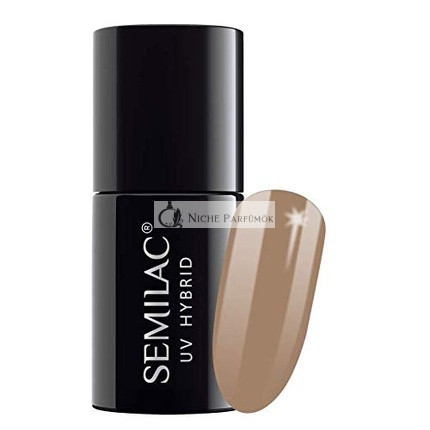 Semilac UV Hybrid Lak na Nechty Č. 139 - Orech a Karamel, 7ml