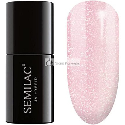 Semilac Pink Crystals 164 UV Hybrid Laky na nechty 7ml