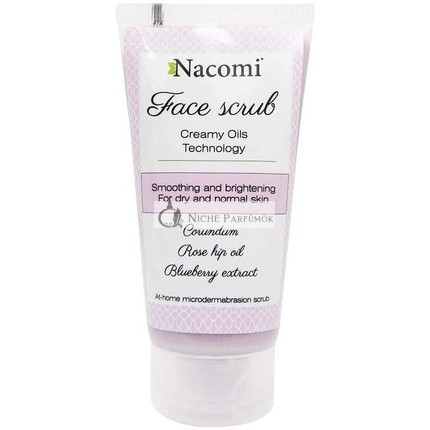 Nacomi Prírodný Hladký a Rozjasňujúci Peeling na Tvár, 85ml