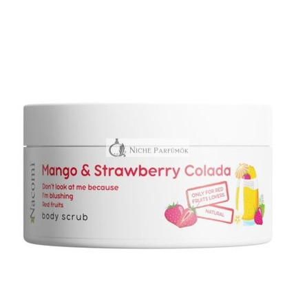 Nacomi Mango a Jahodový Telový Peeling, 100ml