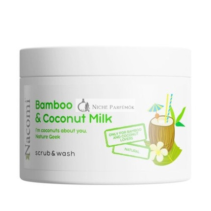 Pena na Peeling s Bambusom a Kokosovým Mliekom, 180ml