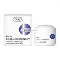   ZIAJA 40+ Séria Hydratačný Anti-Aging Krém na Tvár pre Zrelú Pokožku, 50ml